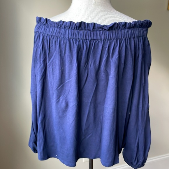 100% cotton off shoulder blouse - Picture 2 of 4